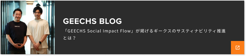GEECHS BLOG 「GEECHS Social Impact Flow」が掲げるギークスのサスティナビリティ推進とは？